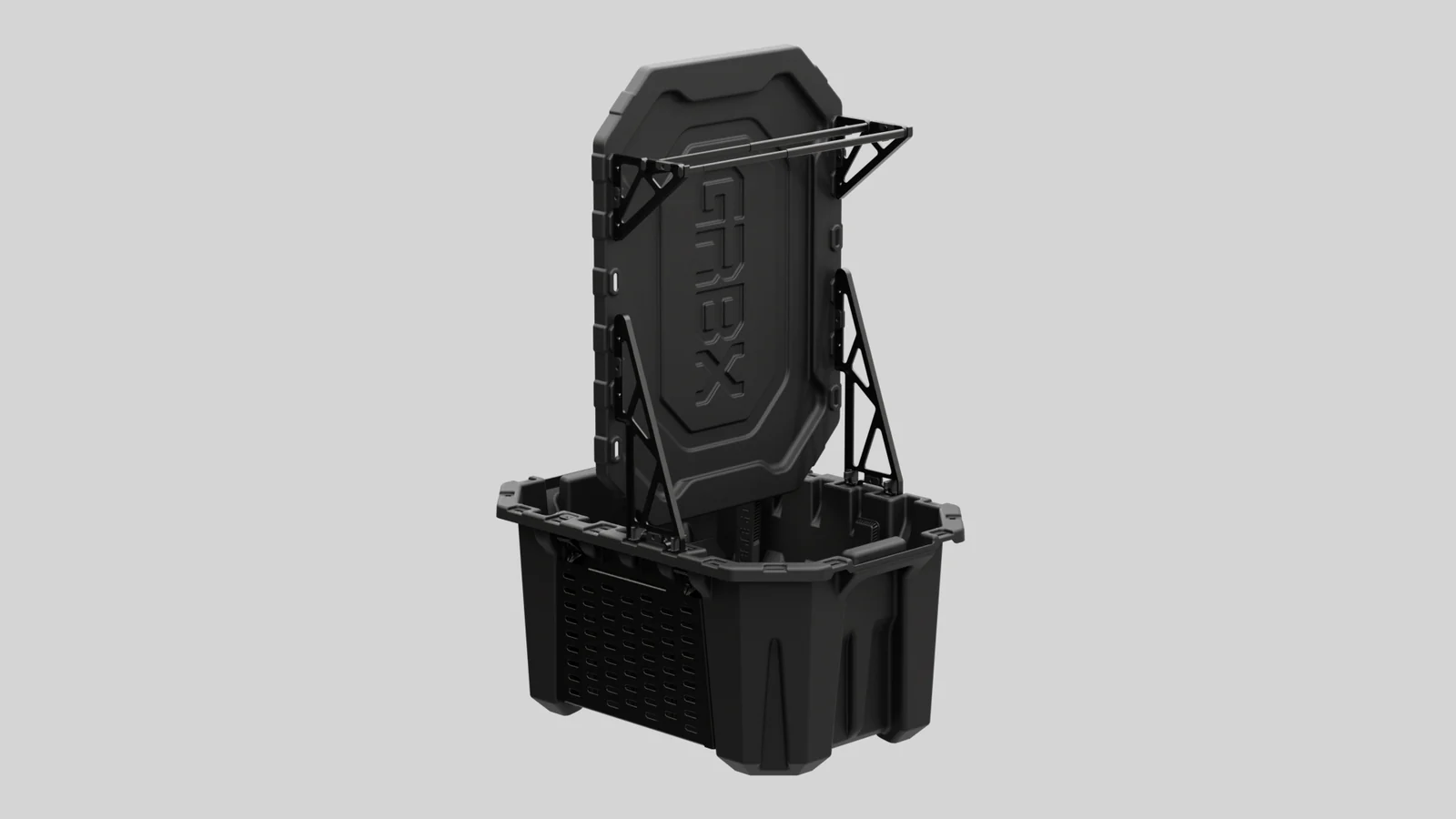 Full drying kit installed in the bin